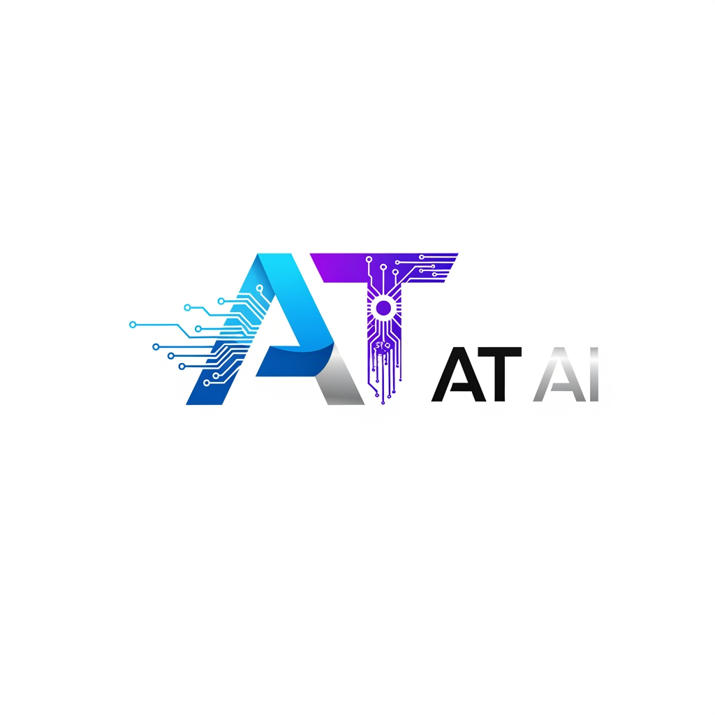 AI Design for AT AI logo create