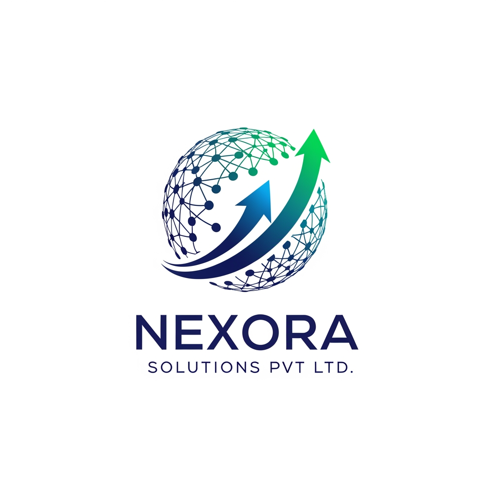 AI Design for i want to make creative good logo for tech company Nexora solutions pvt ltd