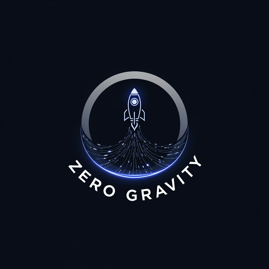 AI Design for logo for hackathron and the team name is zero gravity
give me some more
give me some morre like in dark color