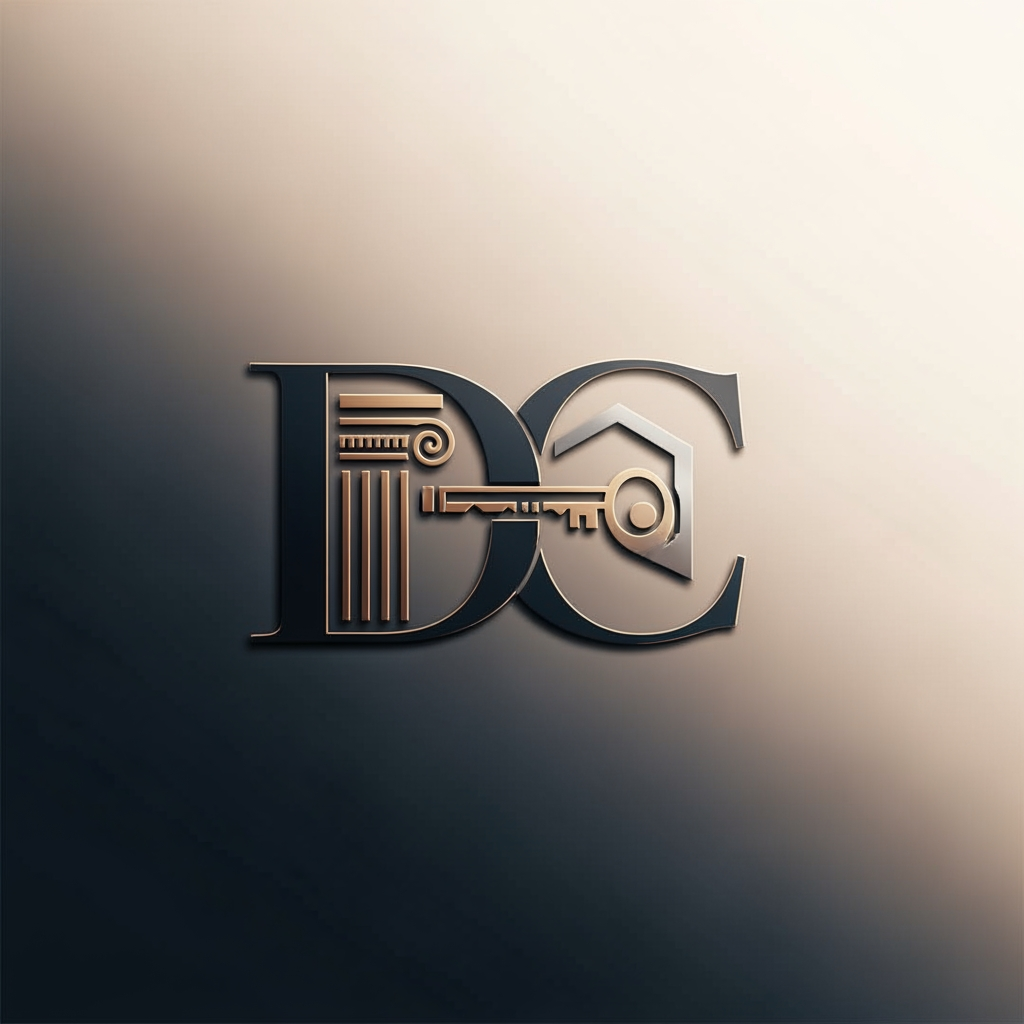 AI Design for CREATE A LOGO FOR DC IN LUXURY REAL ESTATE STYLE
