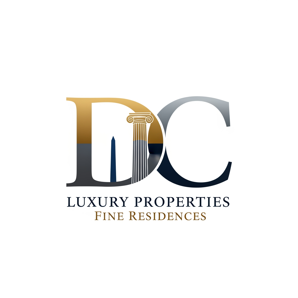 AI Design for CREATE A LOGO FOR DC IN LUXURY REAL ESTATE STYLE