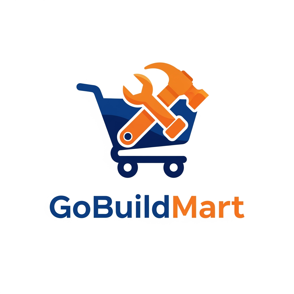 AI Design for create a app logo for my company gobuildmart app is for vendor who receave online order for there product