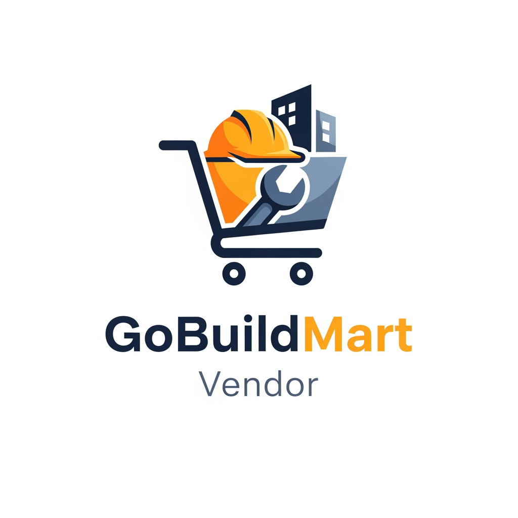 AI Design for create a app logo for my company gobuildmart app is for vendor who receave online order for there product
