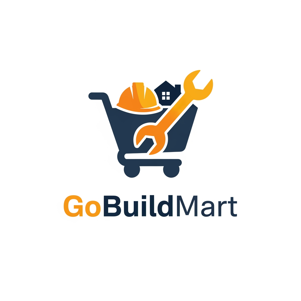 AI Design for create a app logo for my company gobuildmart app is for vendor who receave online order for there product can you try something else