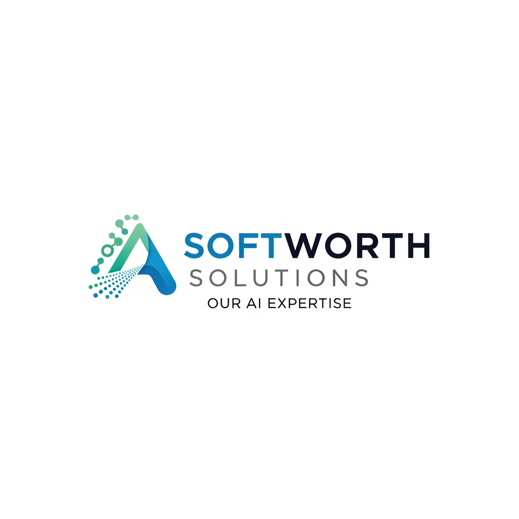 AI Design for https://softworthsolutions.com/ What We Do
Our AI Expertise
Comprehensive AI services designed to transform your business
Gen AI Applications
Custom AI applications tailored to your industry needs and workflows
Agentic AI
Autonomous AI agents that perform complex multi-step tasks and decision-making
RAG Implementation
Retrieval-Augmented Generation for enhanced AI knowledge systems
LLM OPS
Complete lifecycle management for Large Language Model deployments
AI Best Practices
Industry-proven methodologies for successful AI implementation REFER THE COMPANY AND SERVICE PROVIDE ME LOGO idea for this company i need clean corporate professional logo design for this company give me more logo idea i want more more professional logo please provide our service related more professional