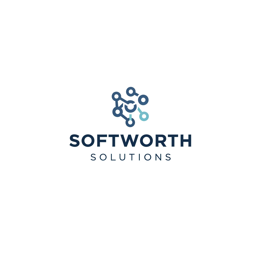 AI Design for https://softworthsolutions.com/ What We Do
Our AI Expertise
Comprehensive AI services designed to transform your business
Gen AI Applications
Custom AI applications tailored to your industry needs and workflows
Agentic AI
Autonomous AI agents that perform complex multi-step tasks and decision-making
RAG Implementation
Retrieval-Augmented Generation for enhanced AI knowledge systems
LLM OPS
Complete lifecycle management for Large Language Model deployments
AI Best Practices
Industry-proven methodologies for successful AI implementation REFER THE COMPANY AND SERVICE PROVIDE ME LOGO idea for this company i need clean corporate professional logo design for this company give me more logo idea i want more more professional logo please provide our service related more professional dont go with the letters please dont be too complicated i want geometric patterns like