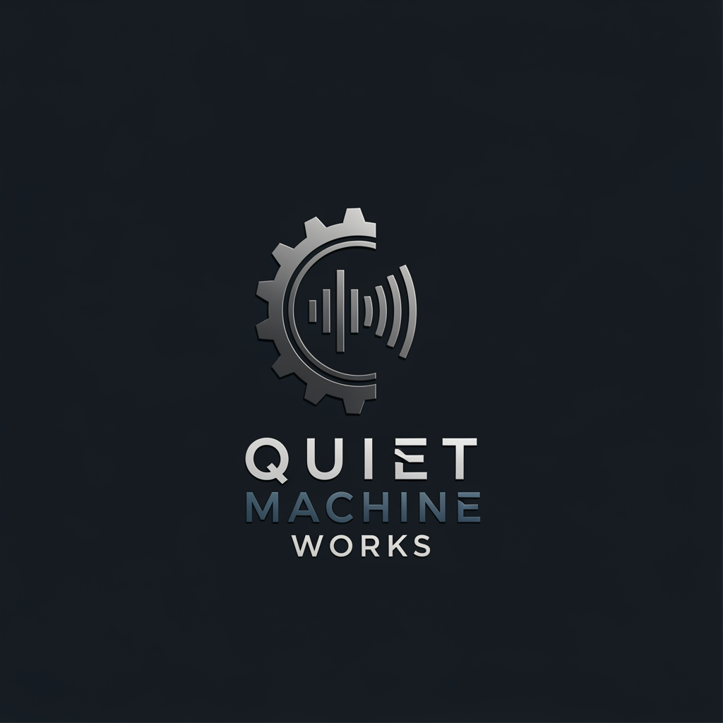 AI Design for I want a logo fot my brand - Quiet Machine Works