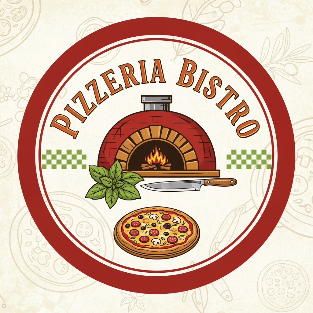AI Design for create a logo of Pizzeria Bistro
