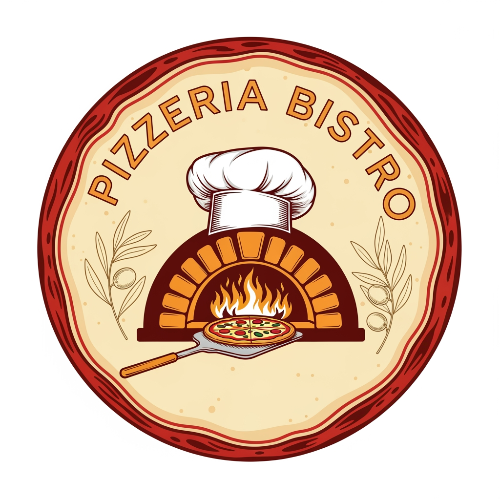 AI Design for create a logo of Pizzeria Bistro
