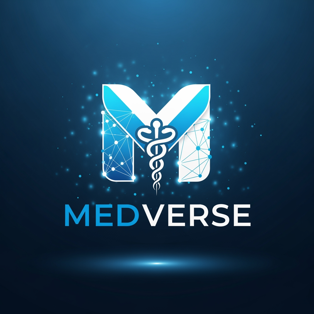 AI Design for my company name is medverse its healthcare it based company
