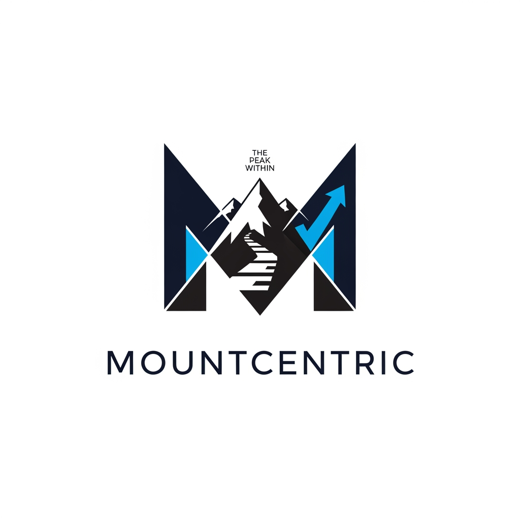 AI Design for Create a premium SaaS logo for "Mountcentric", a modern HRMS and workforce management platform.
Concept: "The Peak Within"
Design a custom geometric monogram using the letter M. Inside the symbol, subtly hide a mountain summit, an upward growth arrow, and a career progression path using negative space.
The logo should communicate:
* Employee growth
* Leadership development
* Career progression
* Workforce excellence
* Reaching full potential
Do not use literal mountains, people icons, handshakes, gears, buildings, checklists, or generic HR symbols.
Style:
* Minimalist
* Geometric
* Modern SaaS
* Enterprise-grade
* Timeless
* Flat vector
Typography:
Custom modern sans-serif wordmark for "Mountcentric".
Color palette:
Deep navy, charcoal black, subtle electric cyan accents.
White background, professional vector logo presentation.