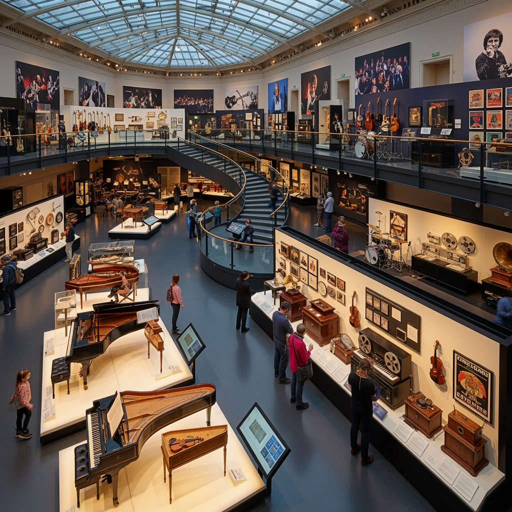 AI Design for music gallery