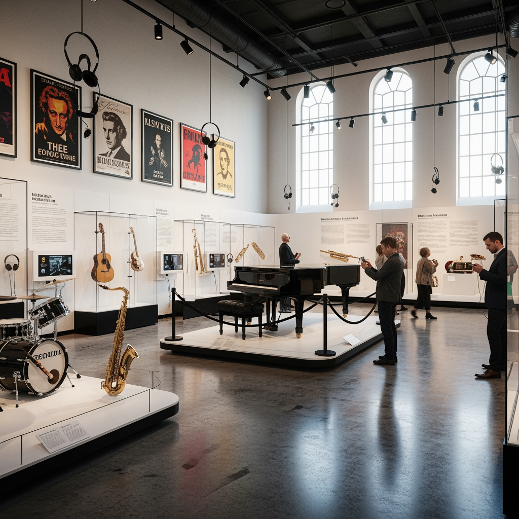AI Design for music gallery