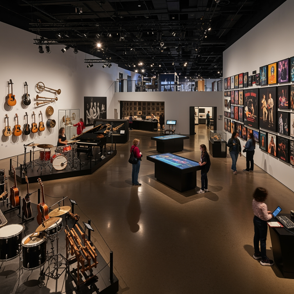 AI Design for music gallery