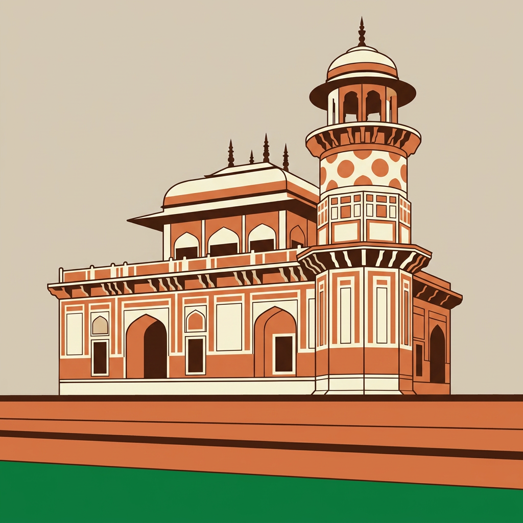 AI Design for A clean, professional vector illustration of {{asset:123}}, featuring bold flat colors, sharp geometric lines, and a minimalist aesthetic. The design should utilize a high-contrast palette with smooth vector curves, isolated against a solid neutral background for maximum clarity and scalability.
