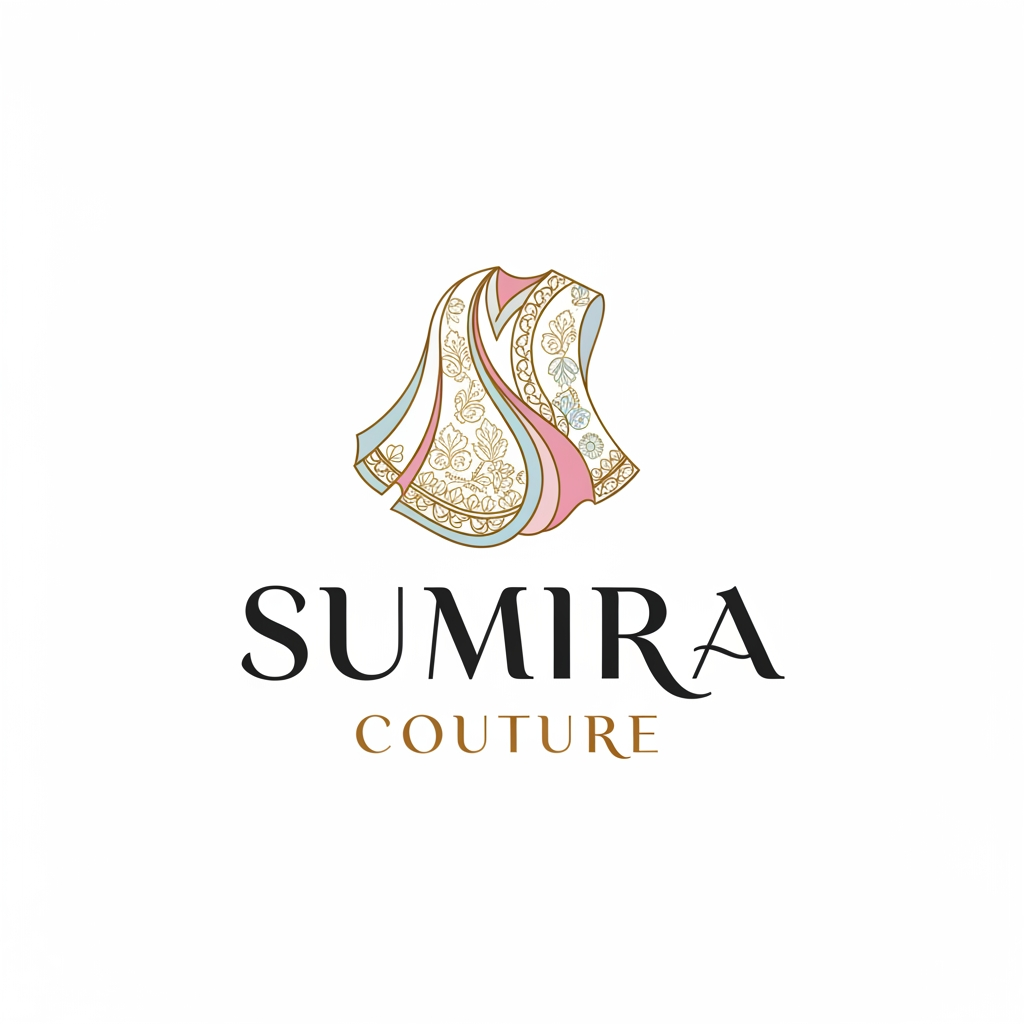 AI Design for Would like to create a logo for a business “Sumira Couture” it is about women’s chikankari product (all types of Kurtis)