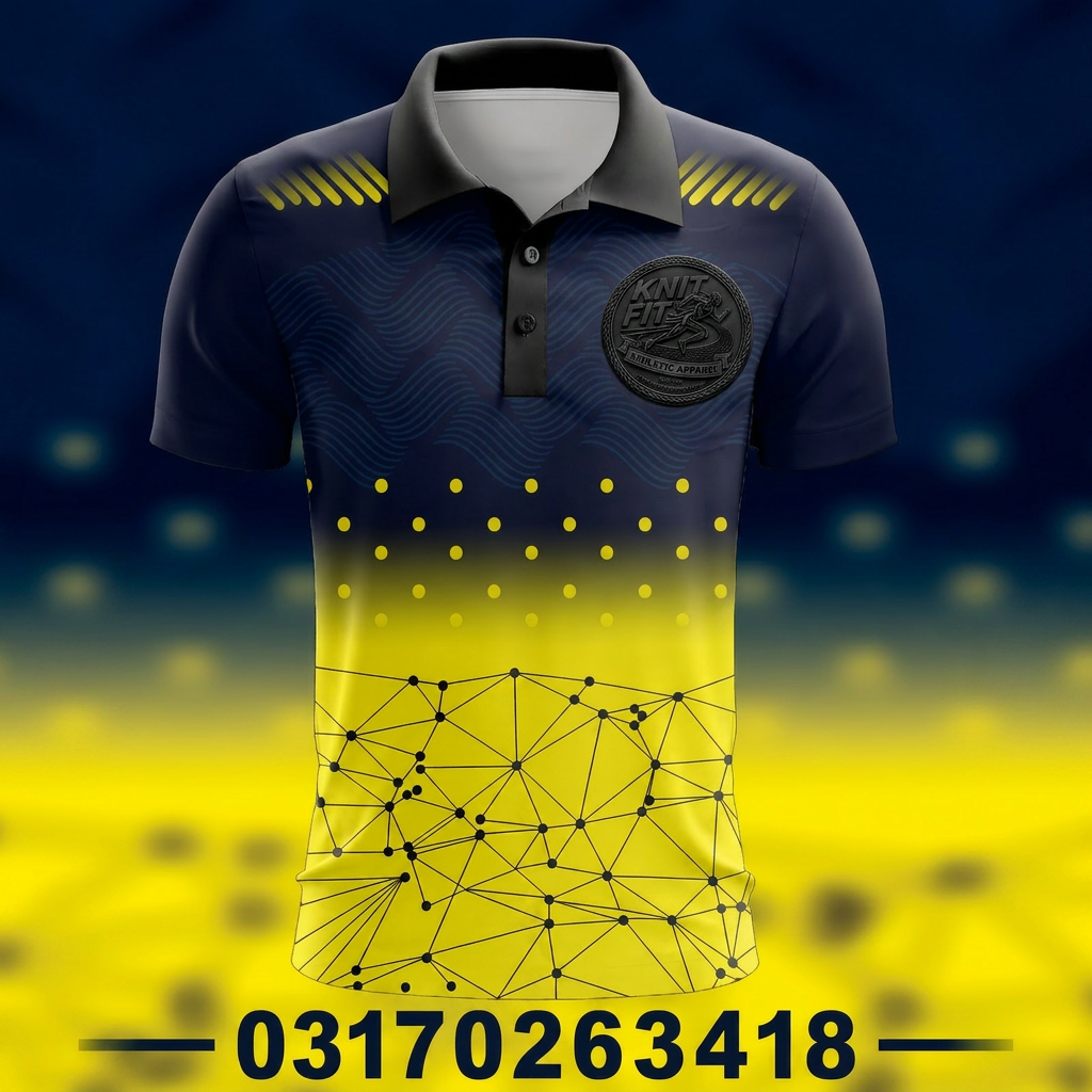 AI Design for knitfit sport logo stylish in black