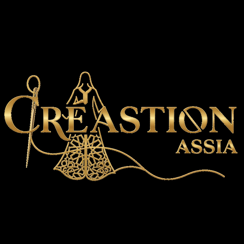 AI Design for Design a premium and elegant logo for a brand named "Creastion Assia".
The business specializes in electronic embroidery for traditional Algerian and Moroccan fashion, including caftans, djellabas, karakou, takchita, bridal dresses, and luxury couture garments.
Create a logo that instantly communicates embroidery, fashion, craftsmanship, and North African heritage.
Include a sophisticated embroidery needle, thread, ornamental stitching patterns, or elegant floral embroidery motifs integrated creatively into the logo.
The design should blend traditional Algerian and Moroccan artistic elements with a modern luxury fashion identity.
Style:
* Luxury fashion brand
* High-end couture atelier
* Elegant and timeless
* Minimal yet recognizable
* Premium embroidery workshop identity
Typography:
* Stylish luxury serif font
* "Creastion" larger and dominant
* "Assia" refined and elegant underneath or beside it
Colors:
* Gold and black
* Gold and ivory
* Rose gold and black
* Rich burgundy accents optional
Visual elements:
* Embroidery thread forming a dress silhouette
* Needle and thread integrated into the initials C and A
* Caftan-inspired ornamental patterns
* Luxury fashion emblem
* Symmetrical composition
Requirements:
* Vector logo
* Transparent background
* Clean lines
* Professional branding quality
* Suitable for shop sign, Instagram profile, business cards, embroidery labels, packaging, and luxury clothing tags
Ultra professional logo design, luxury couture branding, premium fashion house identity, award-winning graphic design, highly detailed, sharp, modern, elegant, memorable.