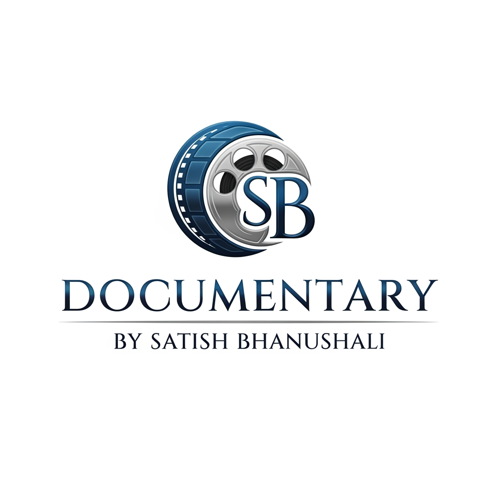 AI Design for make an classic and professional logo for my youtube channel my channel name is Documentary by satish bhanushali