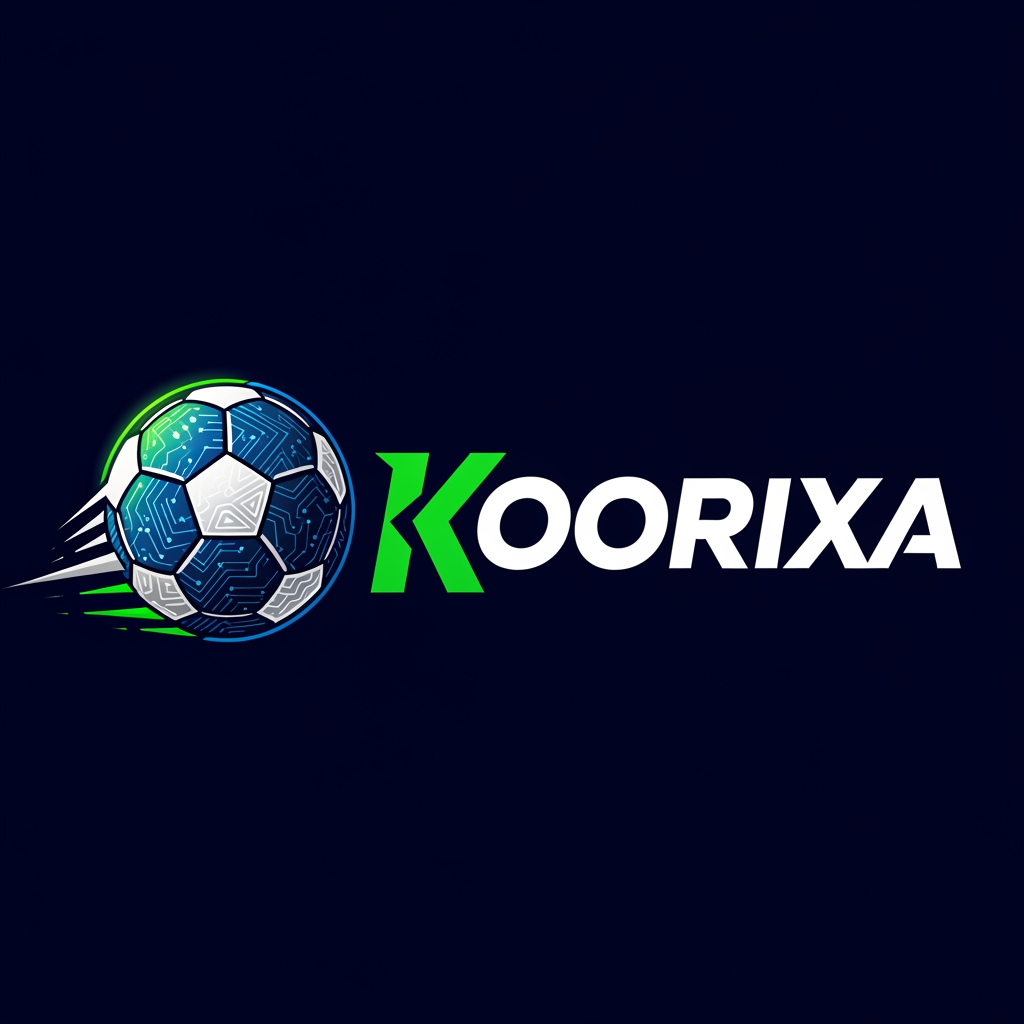 AI Design for logo for football websit nomé koorixa not regbi
