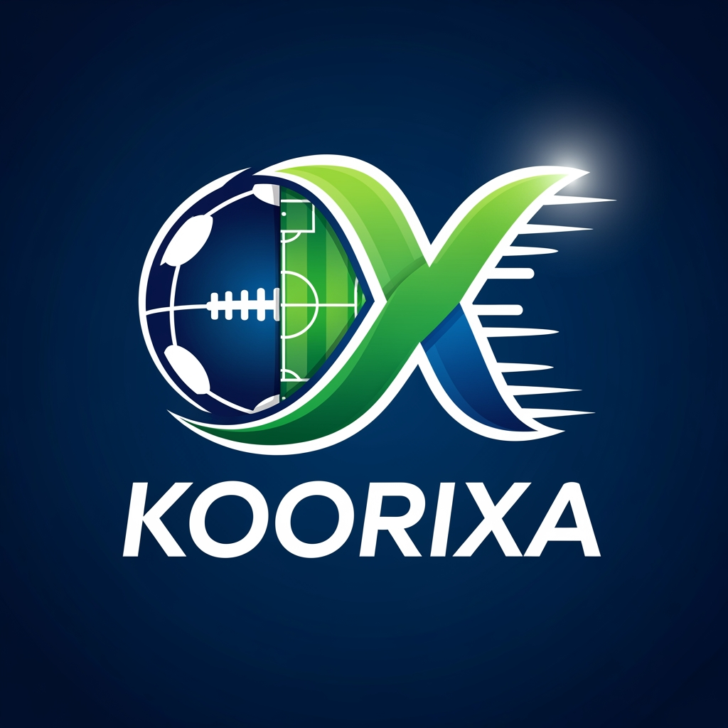 AI Design for logo for football websit nomé koorixa
