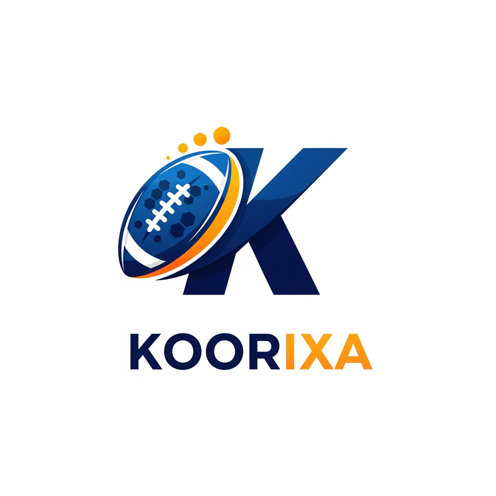 AI Design for logo for football websit nomé koorixa