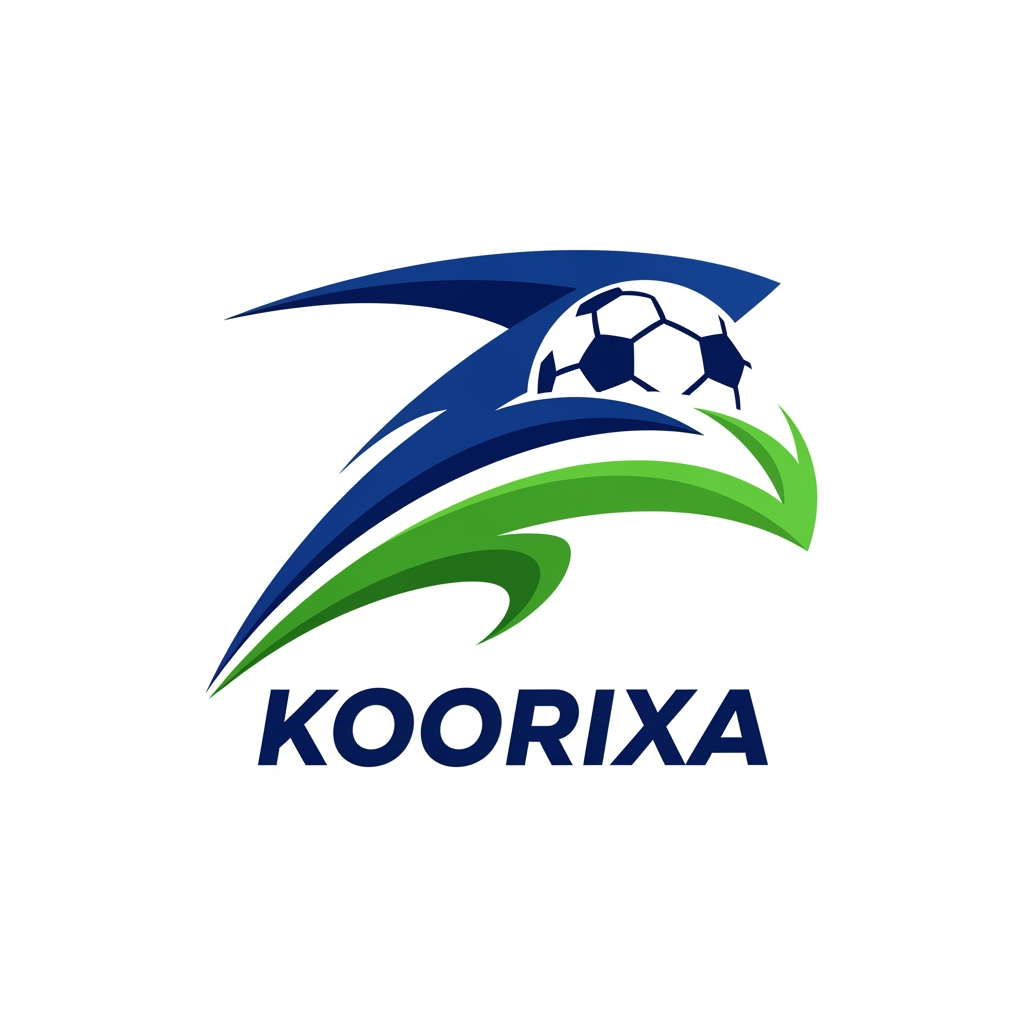 AI Design for logo for football websit nomé koorixa