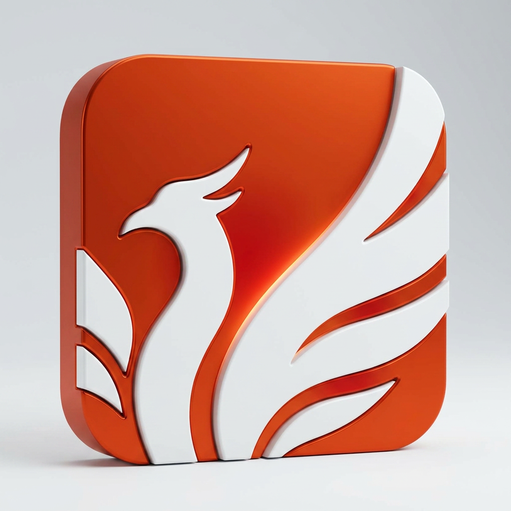 AI Design for rendimi questo logo per app in 3d con il formato .svg