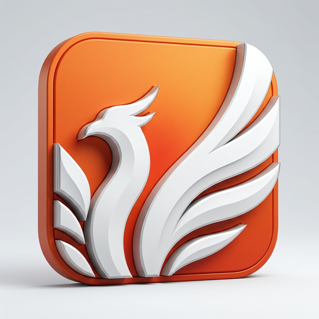 AI Design for rendimi questo logo per app in 3d con il formato .svg