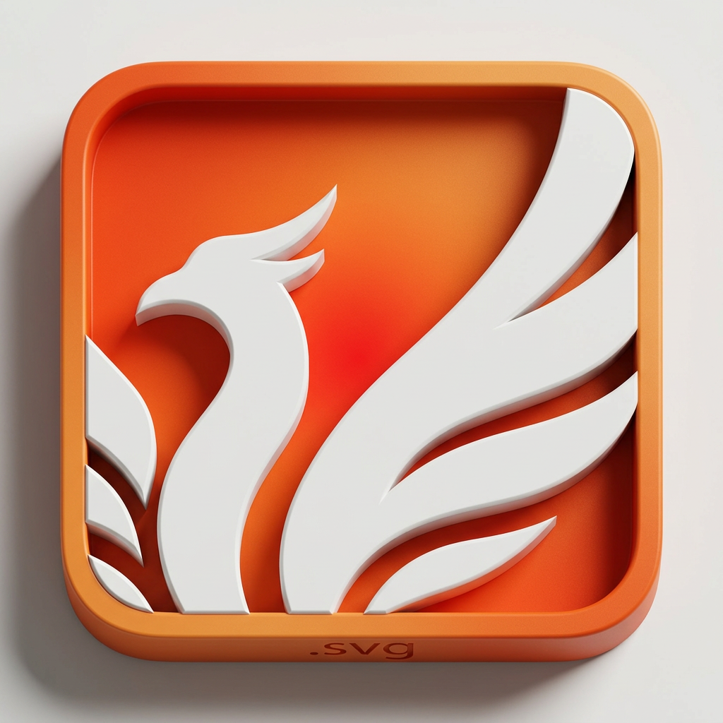 AI Design for rendimi questo logo per app in 3d con il formato .svg