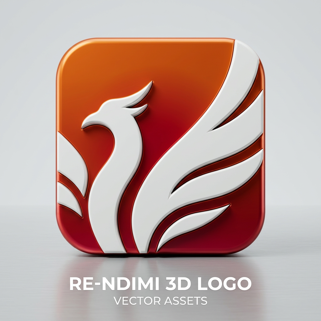 AI Design for rendimi questo logo per app in 3d con il formato .svg