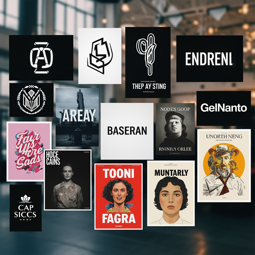AI Design for logos and posters