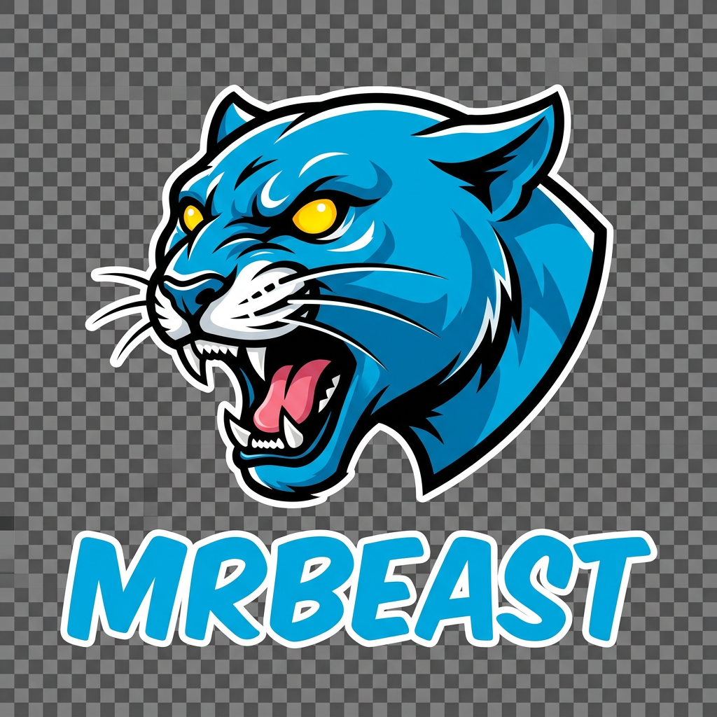 AI Design for Dr Beast logo transparent image