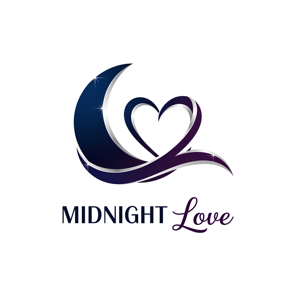 AI Design for midnight love make a logo for this name