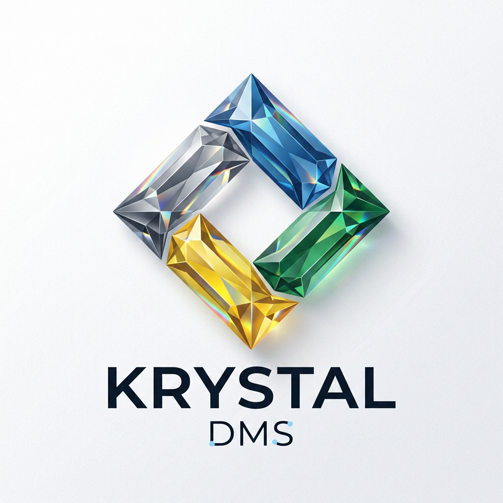 AI Design for i want to create a logo for a DMS company for the company KRYSTAL DMS
this is the original lgo