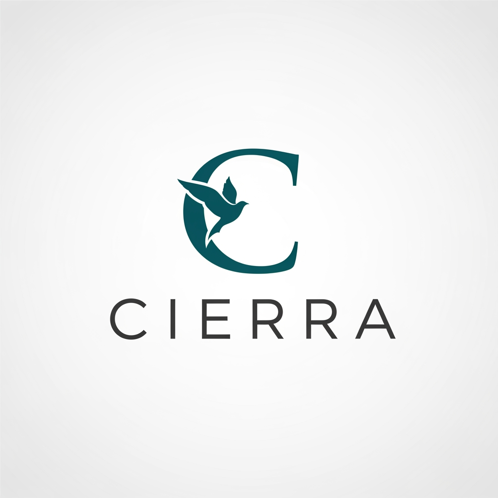 AI Design for i want to create a logo for the brand cierra it is a clean logo