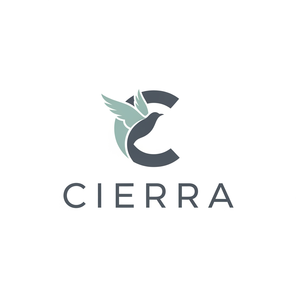 AI Design for i want to create a logo for the brand cierra it is a clean logo