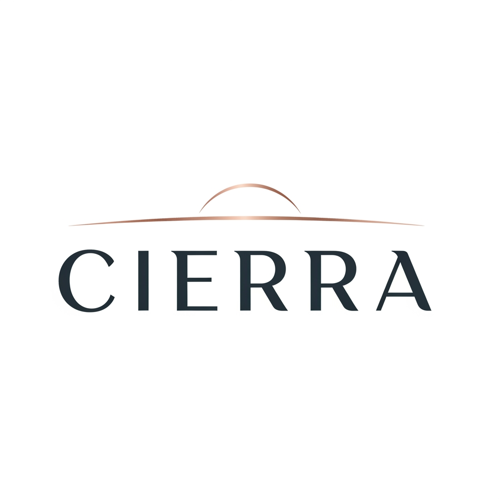 AI Design for i want to create a logo for the brand cierra it is a clean logo make it sharp and classy