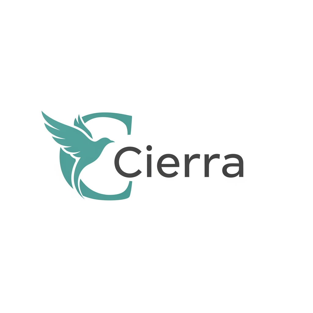 AI Design for i want to create a logo for the brand cierra it is a clean logo