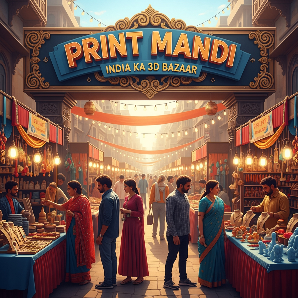 AI Design for PRINT MANDI - INDIA KA 3D BAZAAR