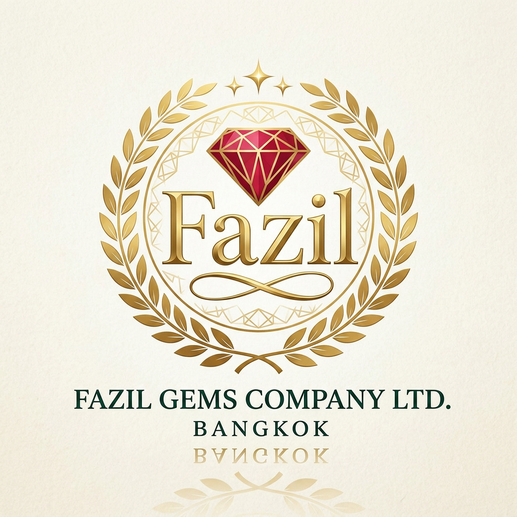 AI Design for company name: Fazil gems Company Ltd.
Bangkok like this create differnt img