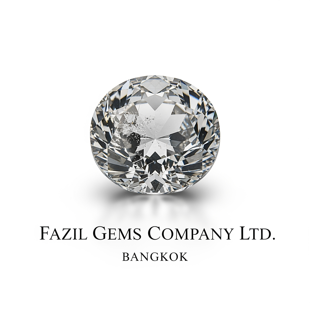 AI Design for company name: Fazil gems Company Ltd.
Bangkok need to create logo Ehance the stone look with white background with user eye catchly look. do not change the color of stone with use this natural look give me a clear and clastic looks Professional luxury gemstone product photography. Preserve 100% original gemstone color, cut, shape, transparency and natural inclusions. Do not modify gemstone color. Pure white background, high-end studio lighting, crystal clear faceting, realistic reflections, subtle shadow, ultra sharp focus, luxury jewelry catalog style, premium gemstone advertisement, commercial photography, elegant composition, 8K ultra HD, eye-catching, realistic, natural, no artificial color enhancement, no color correction on gemstone. enaku comapny ku besta create pananum