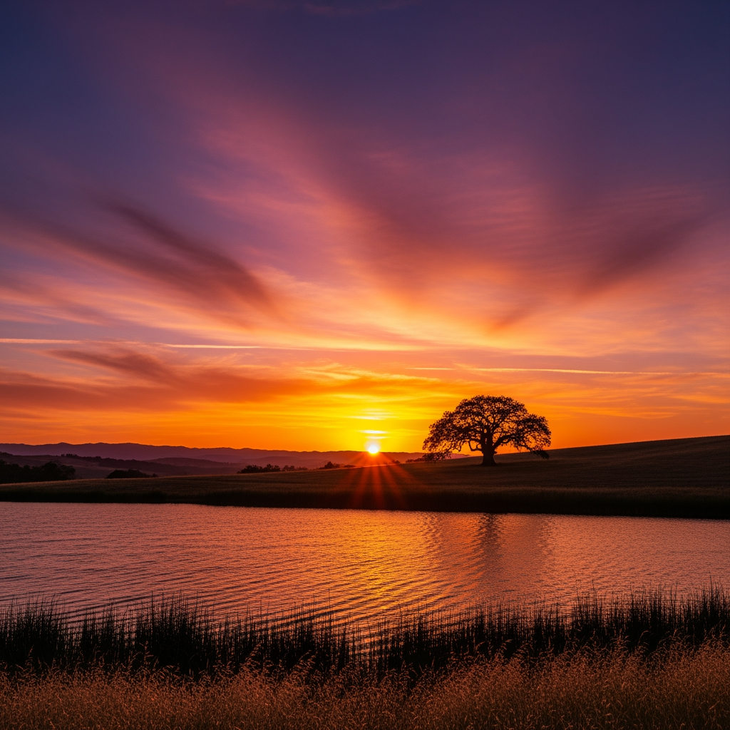 AI Design for add sunset