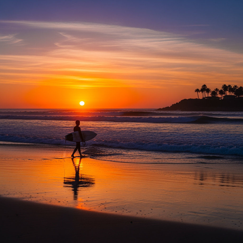 AI Design for add sunset