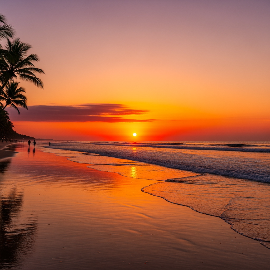 AI Design for add sunset