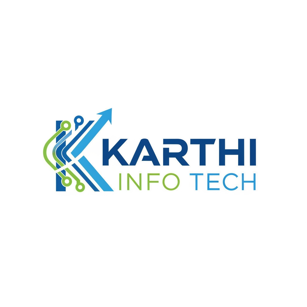 AI Design for Karthi info tech logo png
