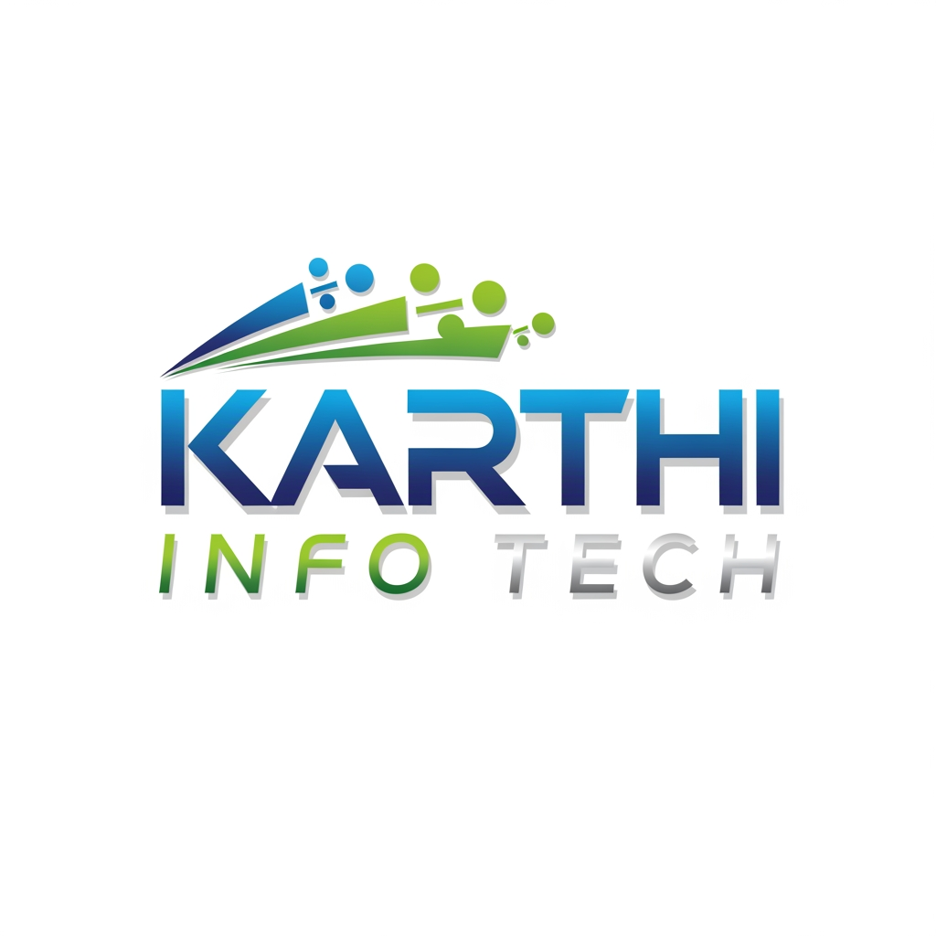 AI Design for Karthi info tech logo png