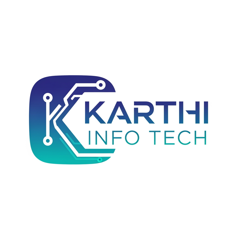 AI Design for Karthi info tech logo png