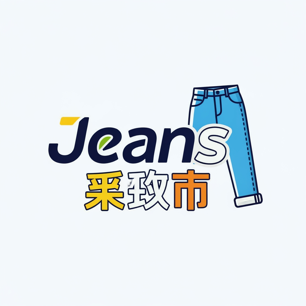 AI Design for I want to create a logo for a clothing business! These clothes are usually worn by young people. The name of the logo is "Jeans বাজার"