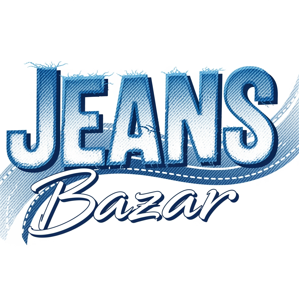 AI Design for I want to create a logo for a clothing business! These clothes are usually worn by young people. The name of the logo is "Jeans বাজার"